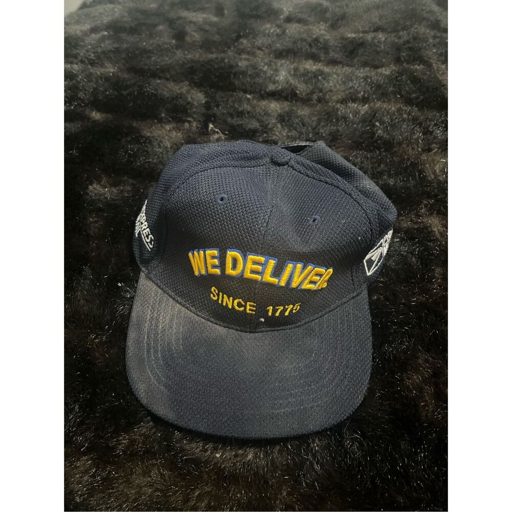 Vtg USPS Post Office WE DELIVER Trucker Hat one size